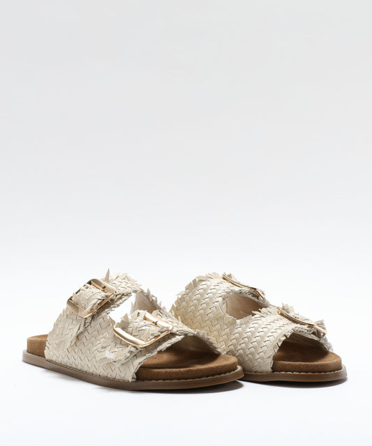 Sandali PENNYBLACK Sandali intrecciati con fibbie Avorio | PENNYBLACK Sandali PENNYBLACK Sandali intrecciati con fibbie Avorio | PENNYBLACK