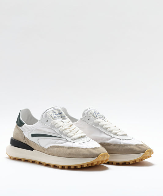 Sneakers D.A.T.E. ATHLETA NYLON WHITE-GREEN Bianco/verde | D.A.T.E. Sneakers D.A.T.E. ATHLETA NYLON WHITE-GREEN Bianco/verde | D.A.T.E.