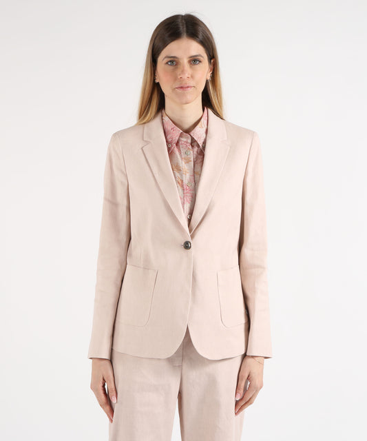 Giacche SEVENTY Giacca Monopetto Cipria | SEVENTY Giacche SEVENTY Giacca Monopetto Cipria | SEVENTY