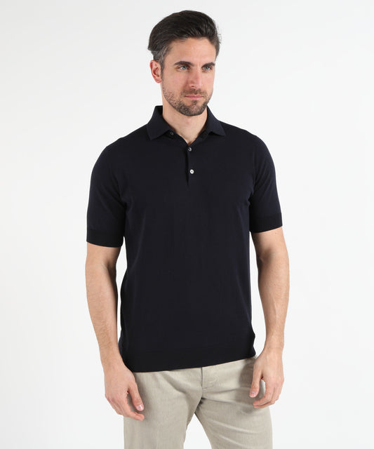 Polo FILIPPO DE LAURENTIIS Polo manica corta 3 bottoni Navy | FILIPPO DE LAURENTIIS Polo FILIPPO DE LAURENTIIS Polo manica corta 3 bottoni Navy | FILIPPO DE LAURENTIIS