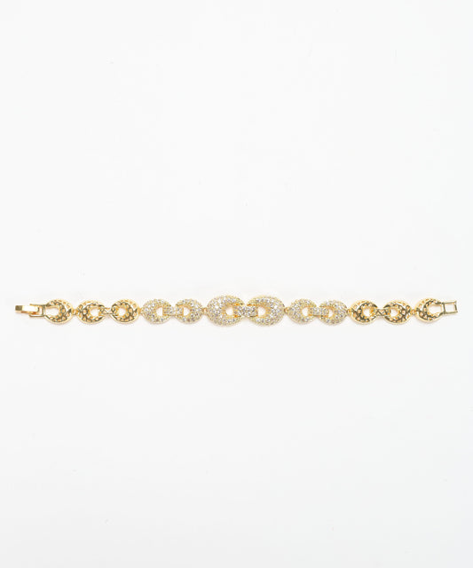 Bracelets ENZO RUSSO Crystal Cubic Zirconia Bracelet with Gold Plating Oro | ENZO RUSSO Bracelets ENZO RUSSO Crystal Cubic Zirconia Bracelet with Gold Plating Oro | ENZO RUSSO