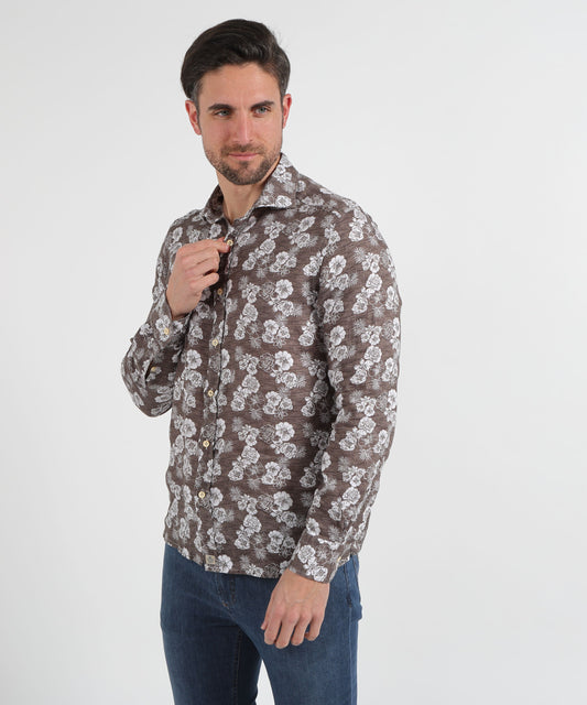 Shirts SONRISA Silver Luxury Line Shirt Fantasia marrone | SONRISA Shirts SONRISA Silver Luxury Line Shirt Fantasia marrone | SONRISA