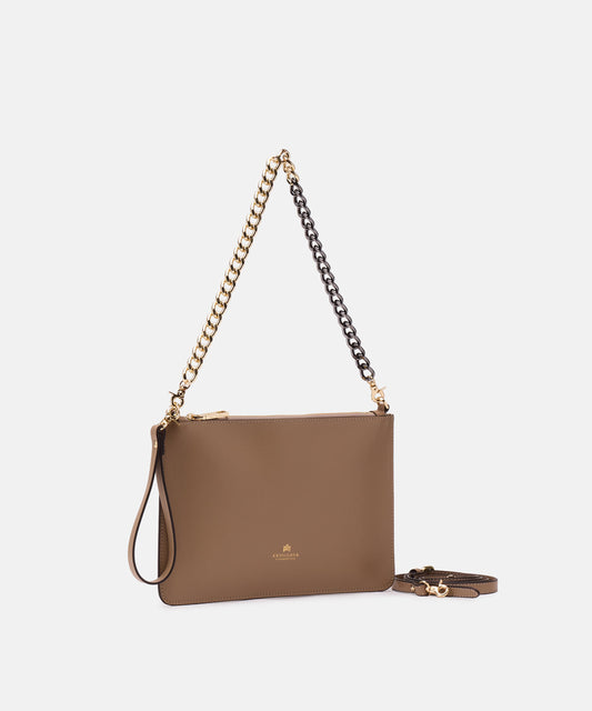 Pochette CUOIERIA FIORENTINA Alice pochette media con bracciale Deserto | CUOIERIA FIORENTINA Pochette CUOIERIA FIORENTINA Alice pochette media con bracciale Deserto | CUOIERIA FIORENTINA