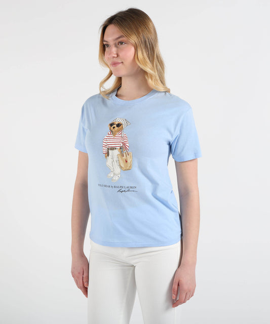 T-shirt POLO RALPH LAUREN Maglietta Polo Bear in jersey di cotone Azzurro | POLO RALPH LAUREN T-shirt POLO RALPH LAUREN Maglietta Polo Bear in jersey di cotone Azzurro | POLO RALPH LAUREN