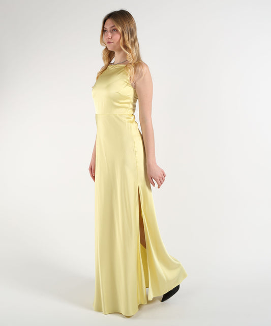 Dresses & Suits LIUJO BLACK Sleeveless Maxi Dress Limone | LIUJO BLACK Dresses & Suits LIUJO BLACK Sleeveless Maxi Dress Limone | LIUJO BLACK