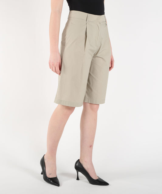 Bermudas LIUJO WHITE Poplin Bermuda Shorts Tortora | LIUJO WHITE Bermudas LIUJO WHITE Poplin Bermuda Shorts Tortora | LIUJO WHITE