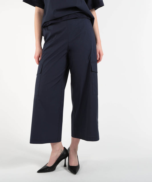 Pantaloni VOLPATO Pantaloni Morbidi a Gamba Larga Blu | VOLPATO Pantaloni VOLPATO Pantaloni Morbidi a Gamba Larga Blu | VOLPATO