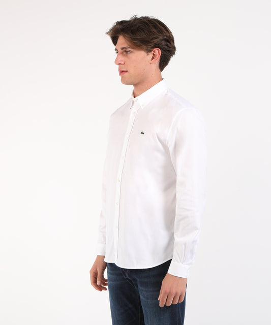 Camicie LACOSTE Camicia manica lunga Bianco | LACOSTE Camicie LACOSTE Camicia manica lunga Bianco | LACOSTE