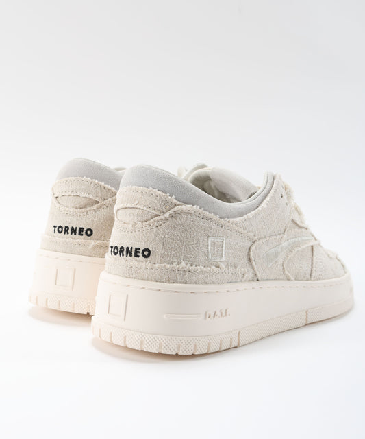 Sneakers D.A.T.E. TORNEO FRINGED WHITE Beige | D.A.T.E. Sneakers D.A.T.E. TORNEO FRINGED WHITE Beige | D.A.T.E.