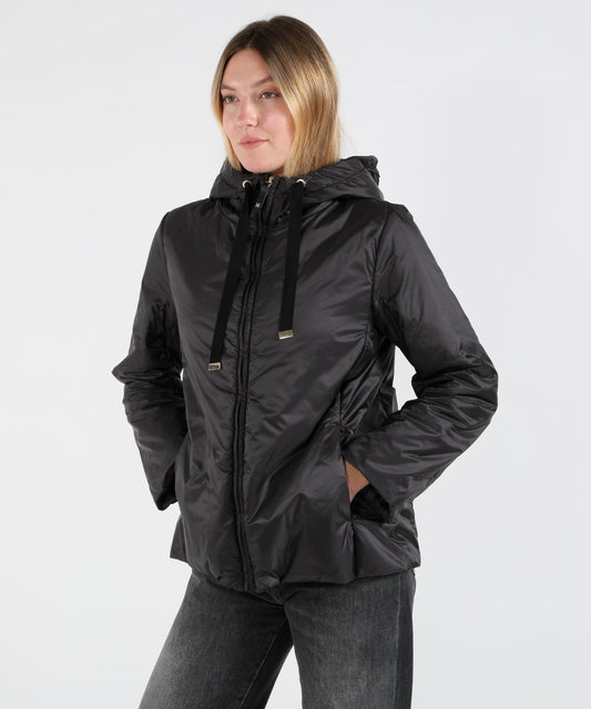 Giacche MAX MARA THE CUBE Giacca in Tela Antigoccia con Cappuccio Nero | MAX MARA THE CUBE Giacche MAX MARA THE CUBE Giacca in Tela Antigoccia con Cappuccio Nero | MAX MARA THE CUBE