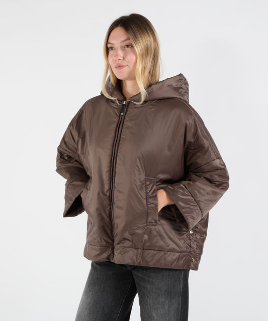 Giacche MAX MARA THE CUBE Giacca Imbottita Corta con Spacchi Laterali Fango | MAX MARA THE CUBE Giacche MAX MARA THE CUBE Giacca Imbottita Corta con Spacchi Laterali Fango | MAX MARA THE CUBE