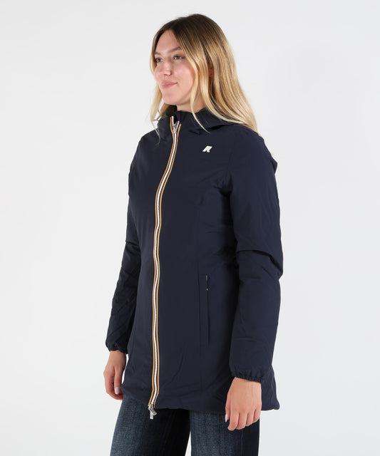 Giacche K-WAY denise st warm double Blu/verde | K-WAY Giacche K-WAY denise st warm double Blu/verde | K-WAY