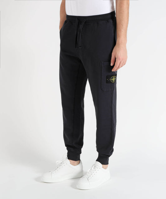 Pantaloni STONE ISLAND Pantalone Uomo in Cotone con Vita Elasticizzata Navy | STONE ISLAND Pantaloni STONE ISLAND Pantalone Uomo in Cotone con Vita Elasticizzata Navy | STONE ISLAND
