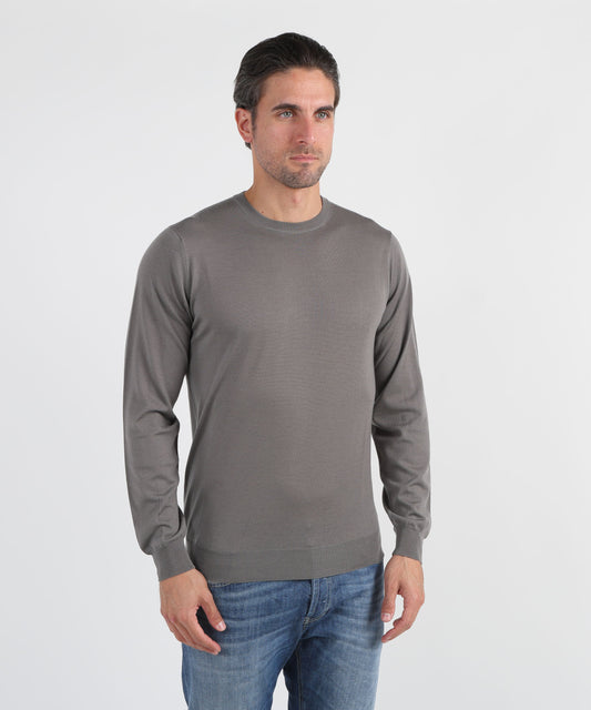 Knitwear FILIPPO DE LAURENTIIS Superfine Wool Crew Neck Sweater Tortora | FILIPPO DE LAURENTIIS Knitwear FILIPPO DE LAURENTIIS Superfine Wool Crew Neck Sweater Tortora | FILIPPO DE LAURENTIIS