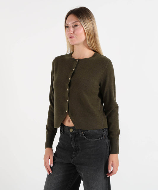 Cardigan KAOS Cardigan corto Verde | KAOS Cardigan KAOS Cardigan corto Verde | KAOS