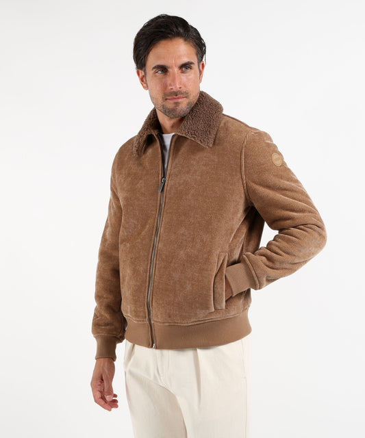 Giacche COLMAR Bomber in velluto Cammello | COLMAR Giacche COLMAR Bomber in velluto Cammello | COLMAR