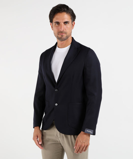 Giacche BARBA Giacca Uomo Travel Blazer a Due Bottoni Blu | BARBA Giacche BARBA Giacca Uomo Travel Blazer a Due Bottoni Blu | BARBA