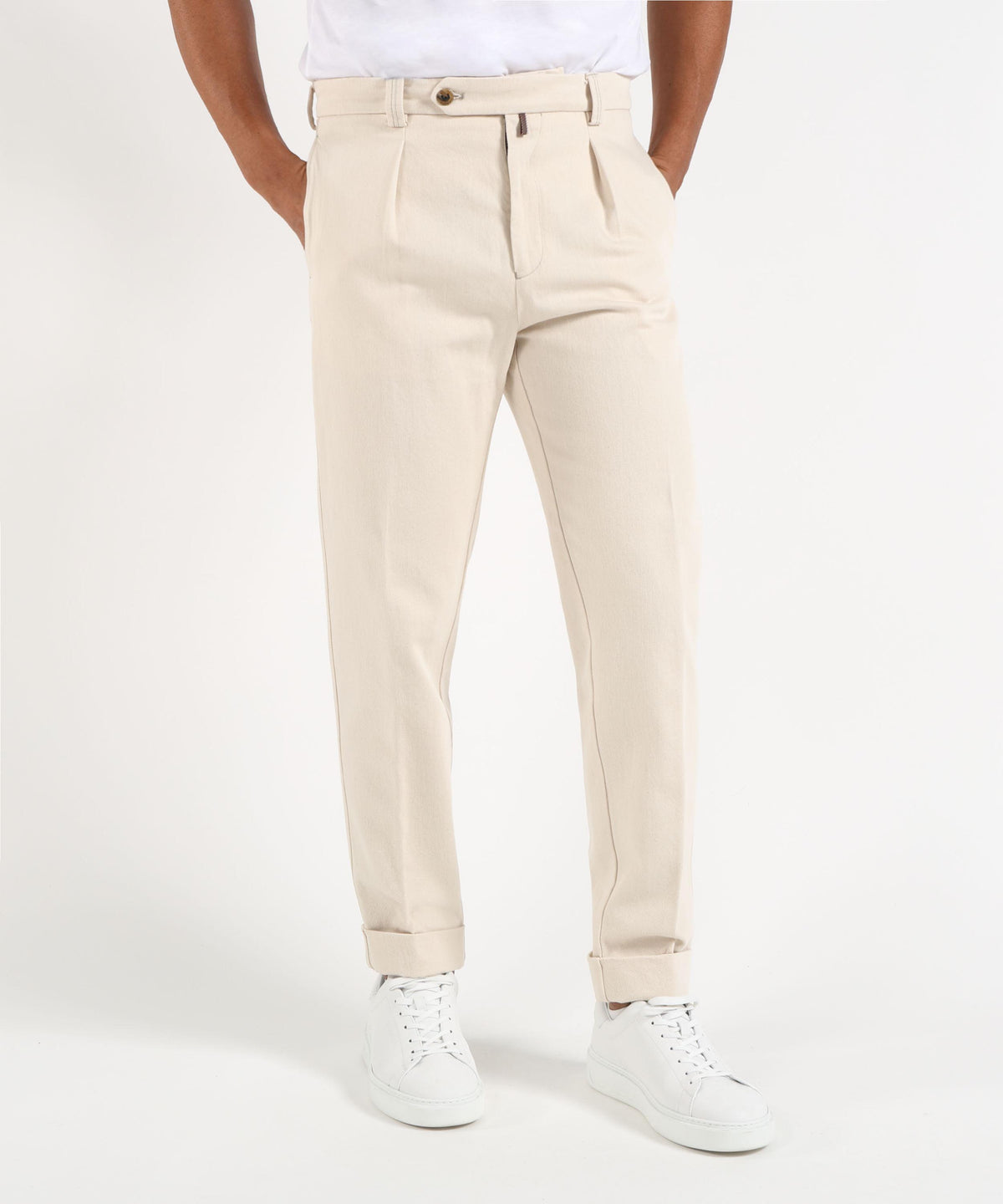 BERWICH Jeans Uomo Modello Chiaia con Effetto Invecchiato