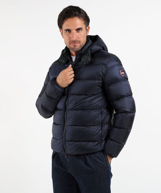 Giacche COLMAR Piumino 130 Grammi con Cappuccio Removibile Navy | COLMAR Giacche COLMAR Piumino 130 Grammi con Cappuccio Removibile Navy | COLMAR
