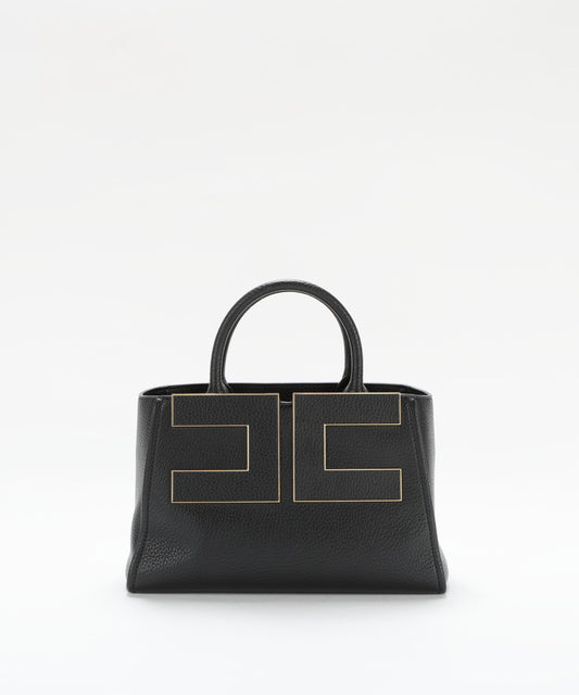 Borse ELISABETTA FRANCHI Tote con logo Nero | ELISABETTA FRANCHI Borse ELISABETTA FRANCHI Tote con logo Nero | ELISABETTA FRANCHI