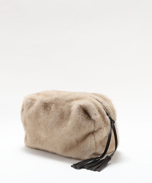 Pochette P.A.R.O.S.H. Pochette in ecopelliccia Beige | P.A.R.O.S.H. Pochette P.A.R.O.S.H. Pochette in ecopelliccia Beige | P.A.R.O.S.H.