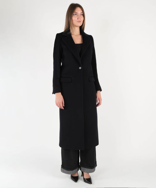 Cappotti CHIARULLI Cappotto lungo eos Nero | CHIARULLI Cappotti CHIARULLI Cappotto lungo eos Nero | CHIARULLI