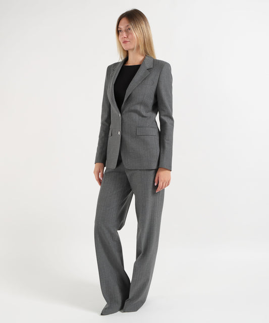Tailleur TAGLIATORE Tailleur a Spina di Pesce con Righe Gessate Grigio | TAGLIATORE Tailleur TAGLIATORE Tailleur a Spina di Pesce con Righe Gessate Grigio | TAGLIATORE