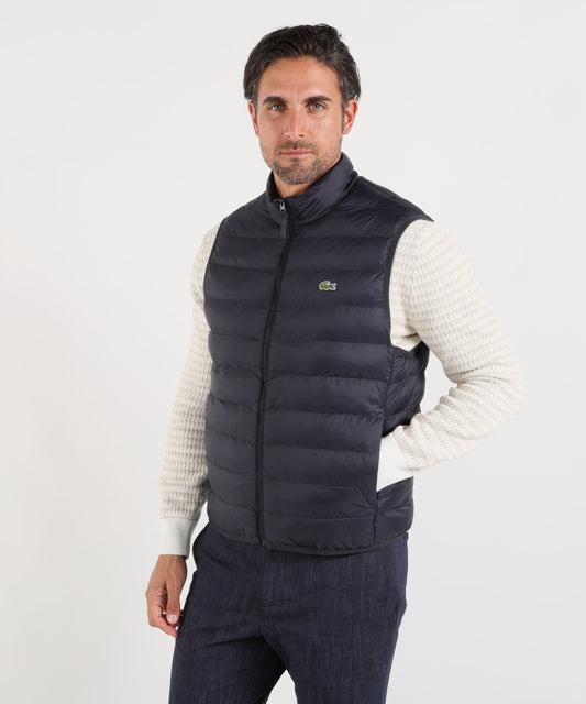 Gilet LACOSTE Gilet imbottito antivento idrorepellente Blu | LACOSTE Gilet LACOSTE Gilet imbottito antivento idrorepellente Blu | LACOSTE