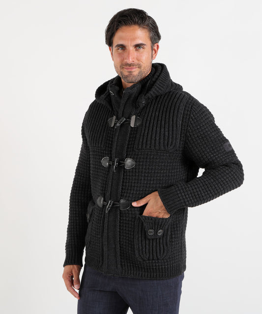 Giacche BARK Parka Uomo Stile Montgomery con Cappuccio Removibile Grigio | BARK Giacche BARK Parka Uomo Stile Montgomery con Cappuccio Removibile Grigio | BARK