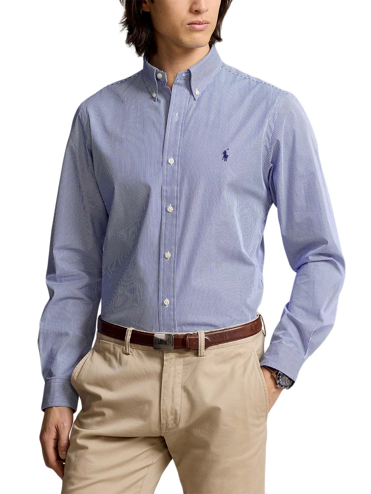 POLO RALPH LAUREN camicia cotone stretch