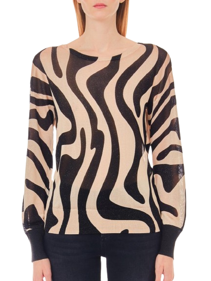 LIUJO maglia zebrata