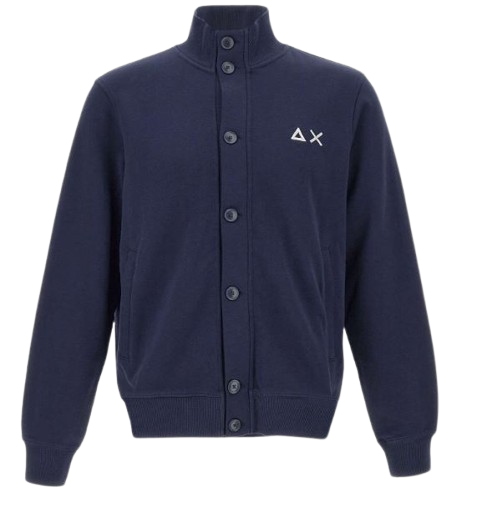 SUN 68 cardigan button cotton