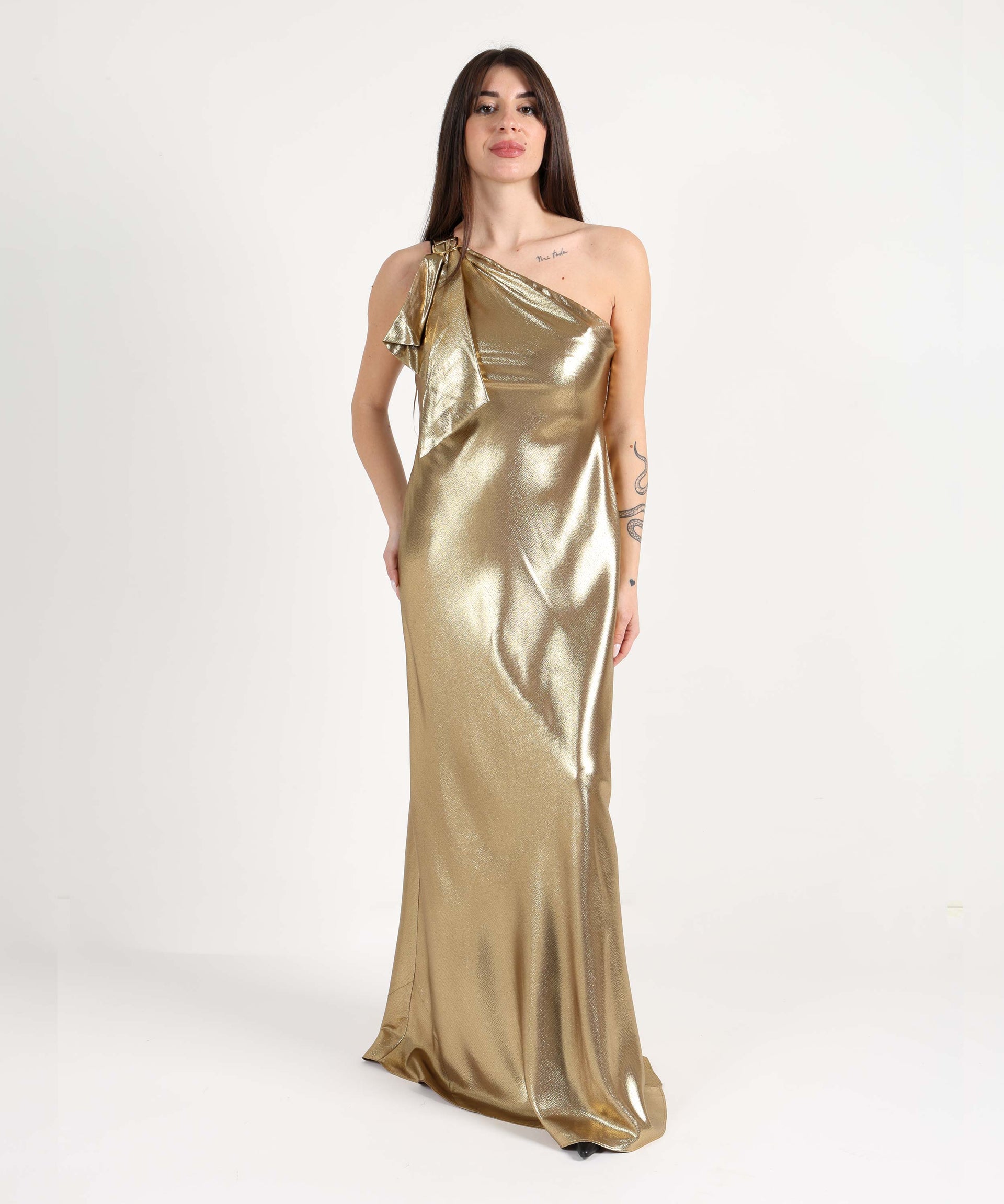LAUREN RALPH LAUREN Abito monospalla maxi Elzira