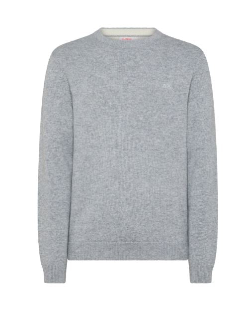 SUN 68 Maglia round solid warm