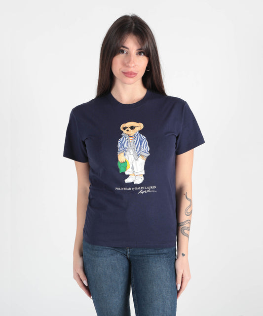 POLO RALPH LAUREN T-shirt con stampa orso