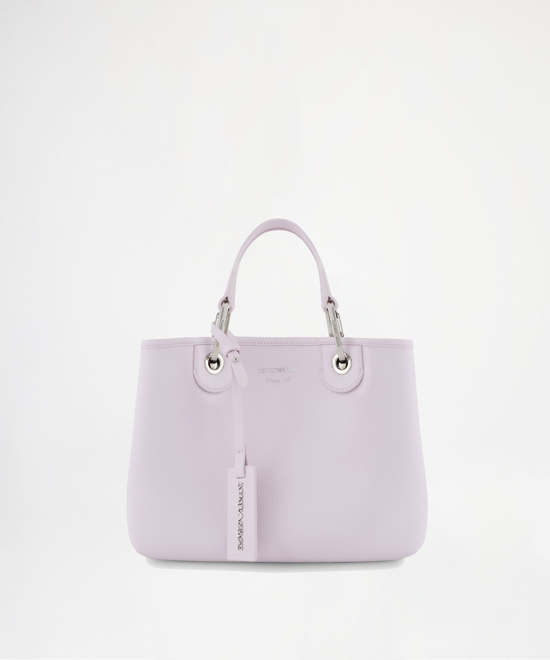 EMPORIO ARMANI Borsa shopper piccola con stampa effetto cervo