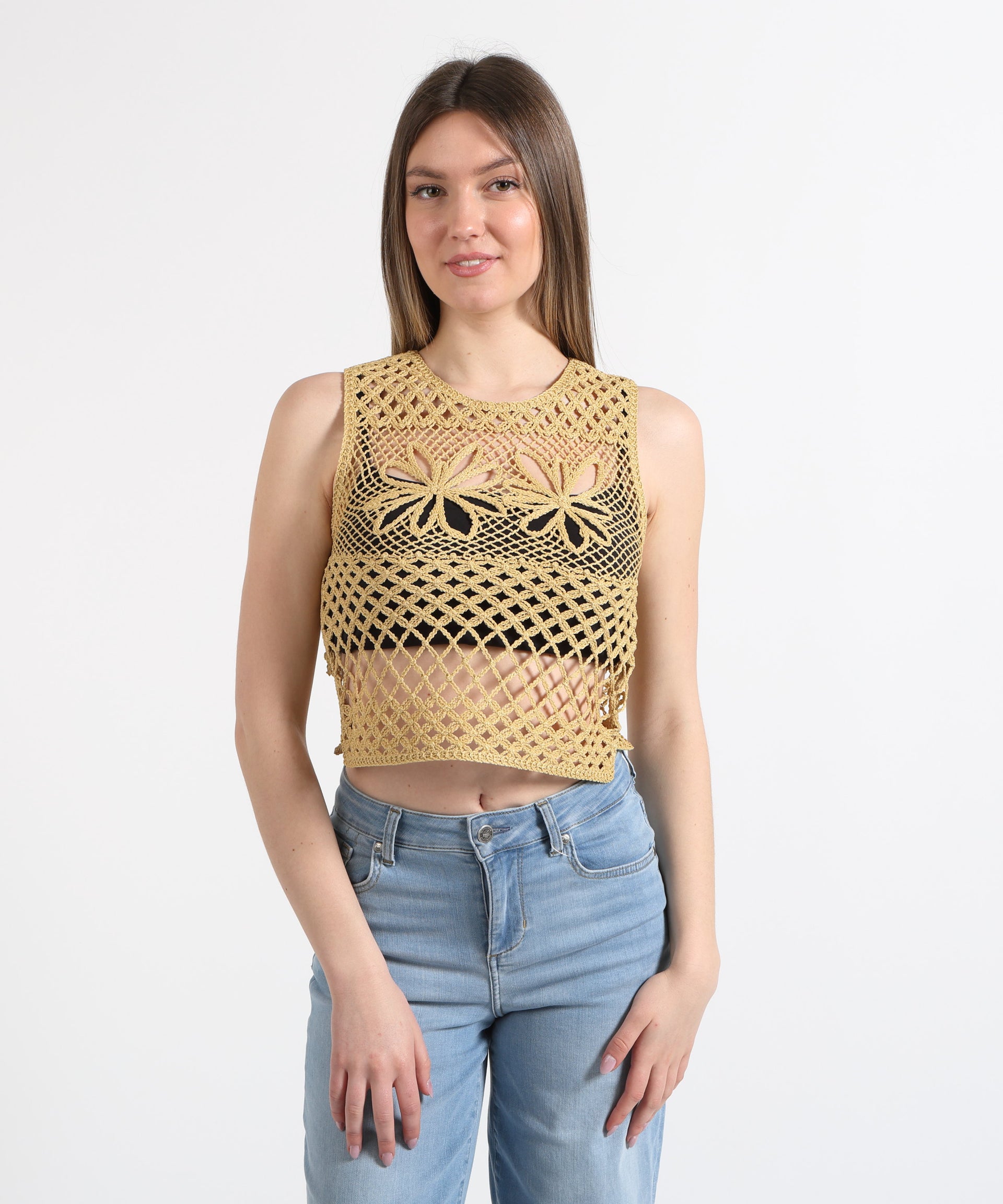 PINKO Top in crochet