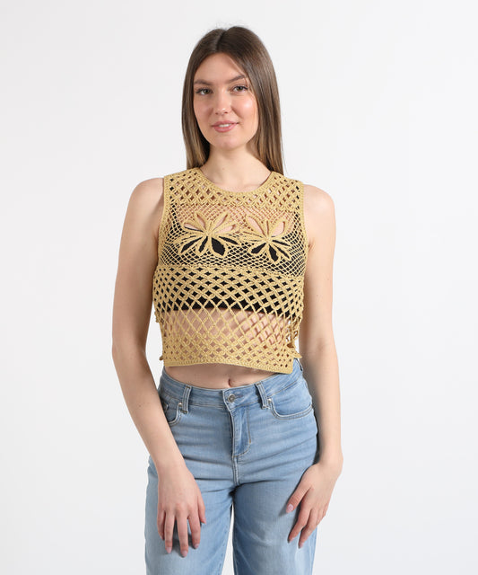 PINKO Top in crochet