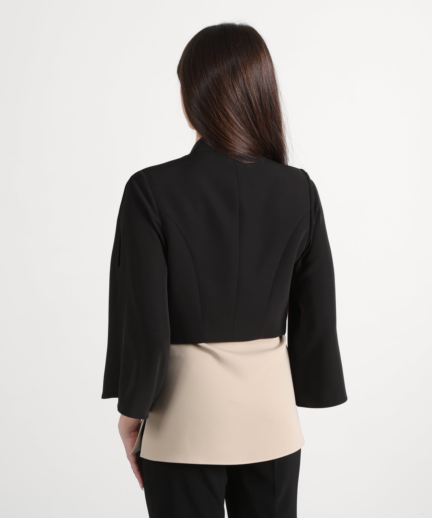 SONIA PENA Giacca bolero cady con spacchi sulle maniche