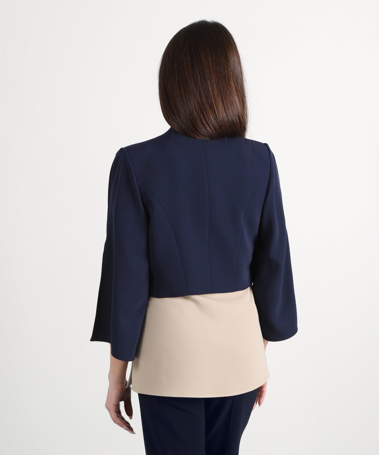 SONIA PENA Giacca bolero cady con spacchi sulle maniche