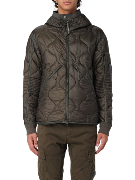 C.P. COMPANY liner papped hooded jacket