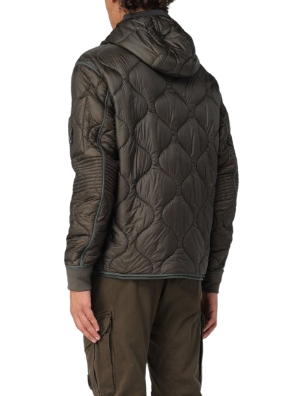 C.P. COMPANY liner papped hooded jacket