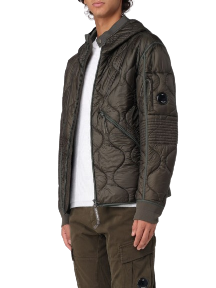 C.P. COMPANY liner papped hooded jacket