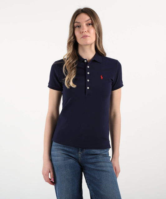 POLO RALPH LAUREN Polo con Logo a Contrasto