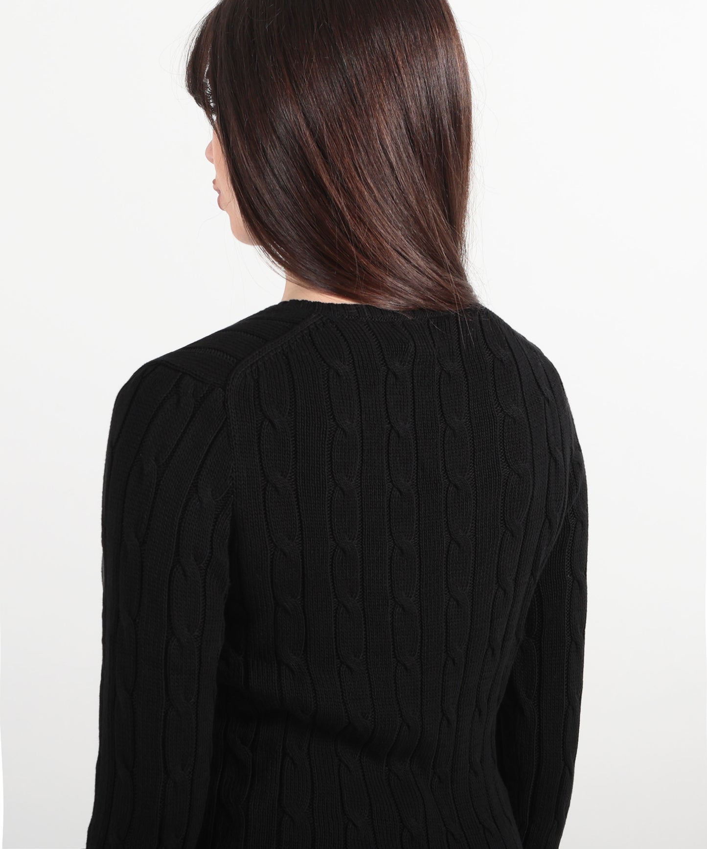 POLO RALPH LAUREN Maglia a treccia in cotone