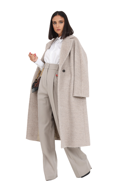 MAX MARA Cappotto midi da donna in alpaca e lana