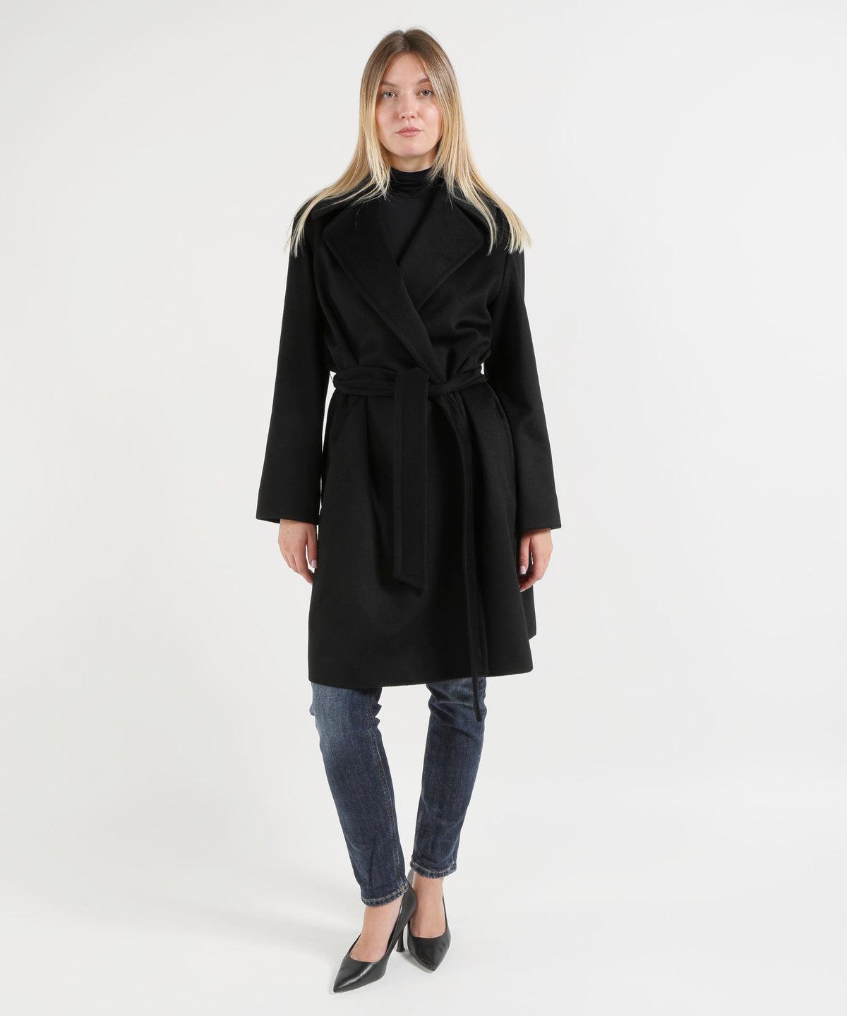 Coats MAX MARA Tiger Coat Nero | MAX MARA
