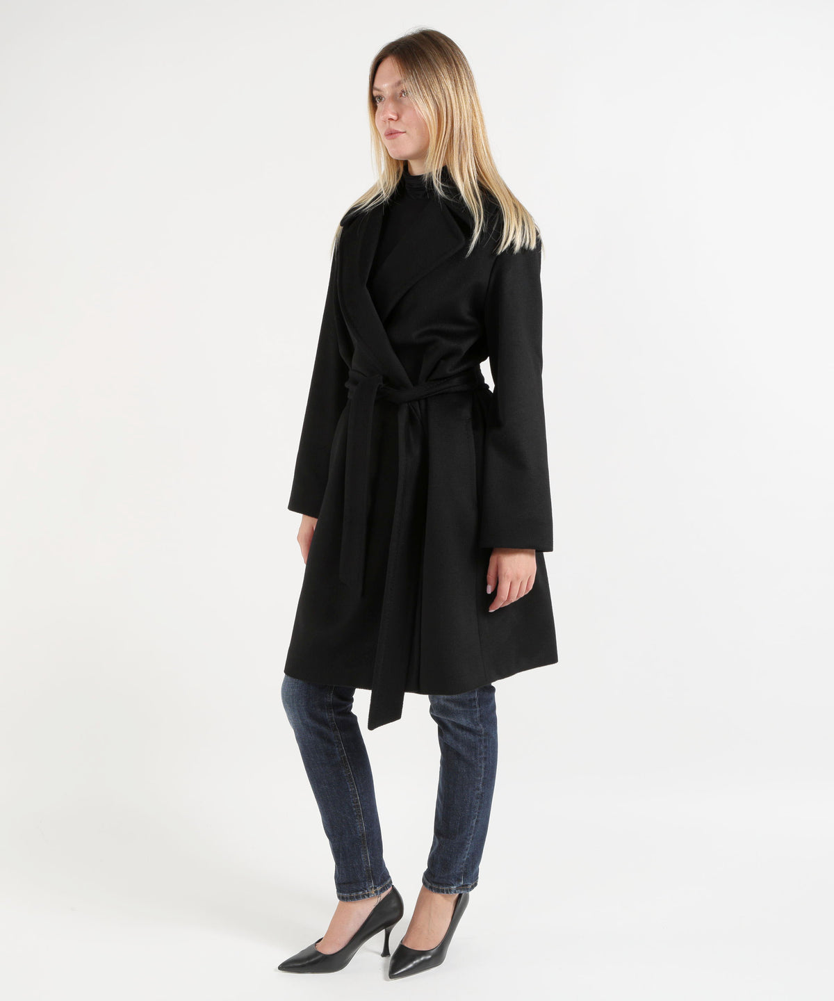 Coats MAX MARA Tiger Coat Nero | MAX MARA