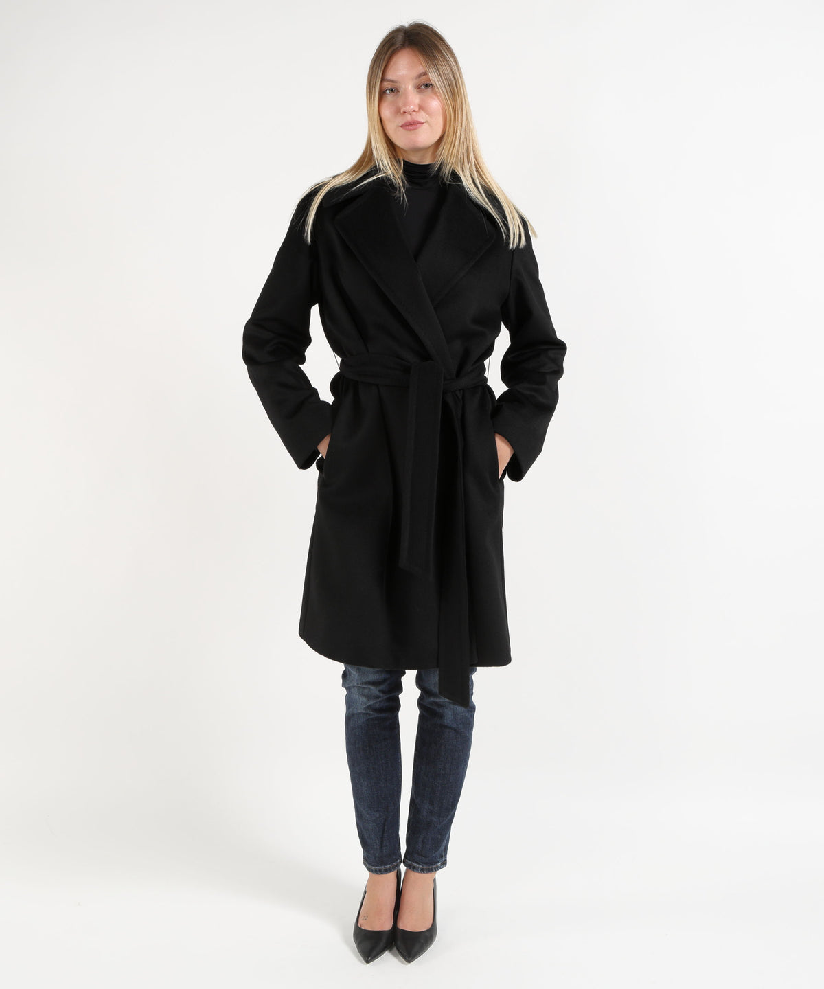Coats MAX MARA Tiger Coat Nero | MAX MARA
