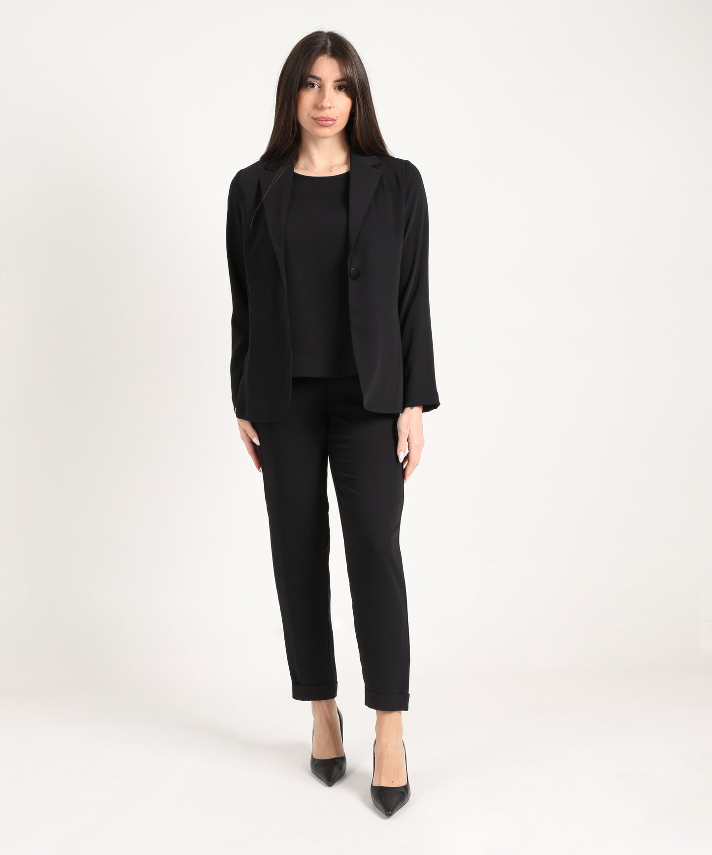 MAIDA MILA Pantalone con risvolto